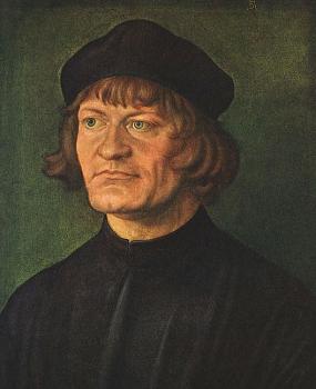 阿爾弗雷德 丟勒 Portrait of a Clergyman 阿爾弗雷德 丟勒 Portrait of a Clergyman